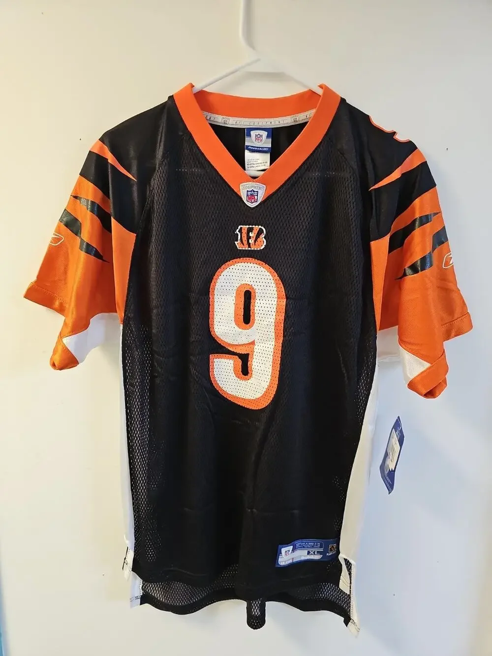 Cincinnati Bengals Carson Palmer #9 NFL Reebok YOUTH Jersey XL 18-20 NWT
